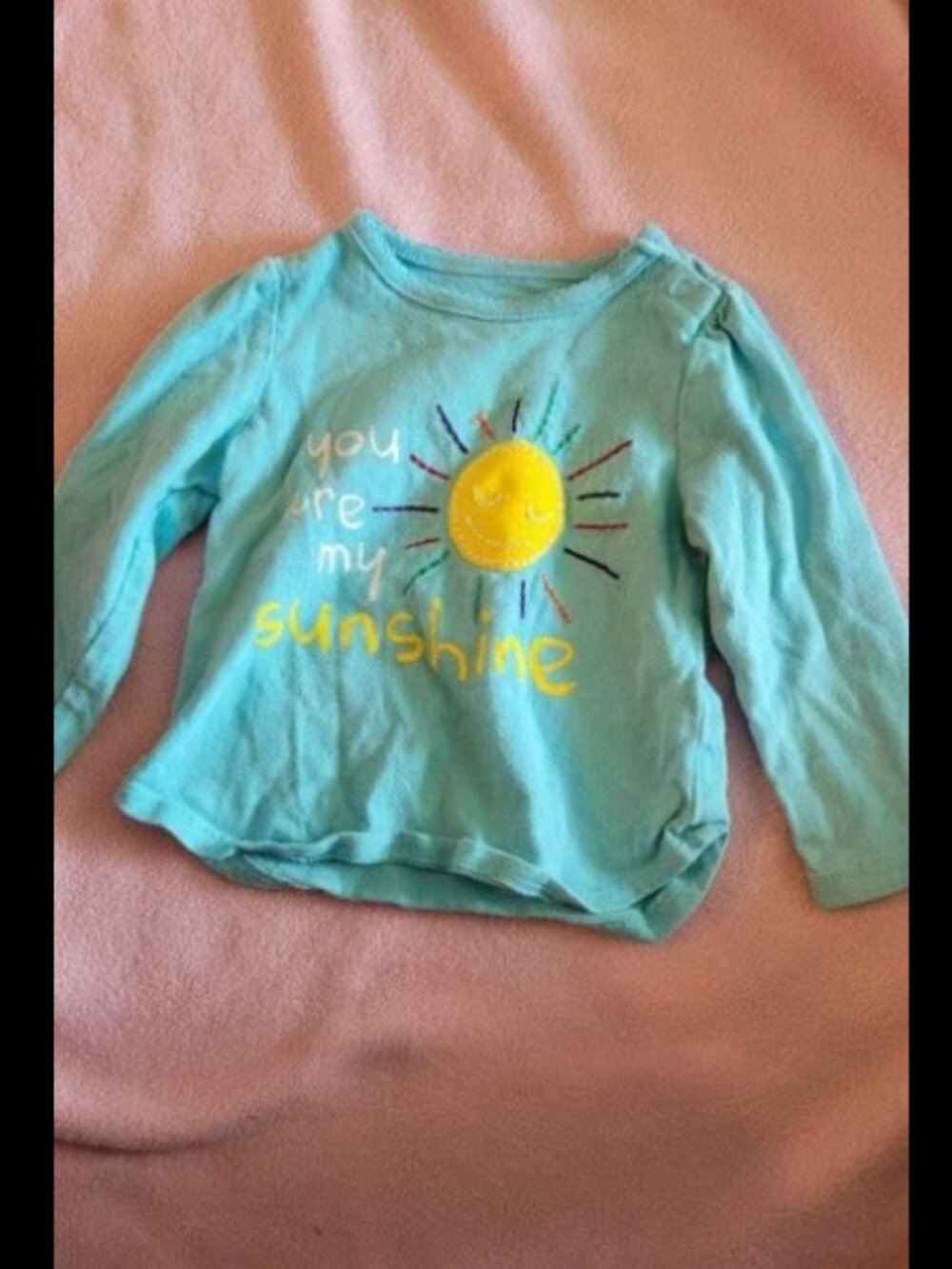 Girls size 6-12 months baby gap shirt